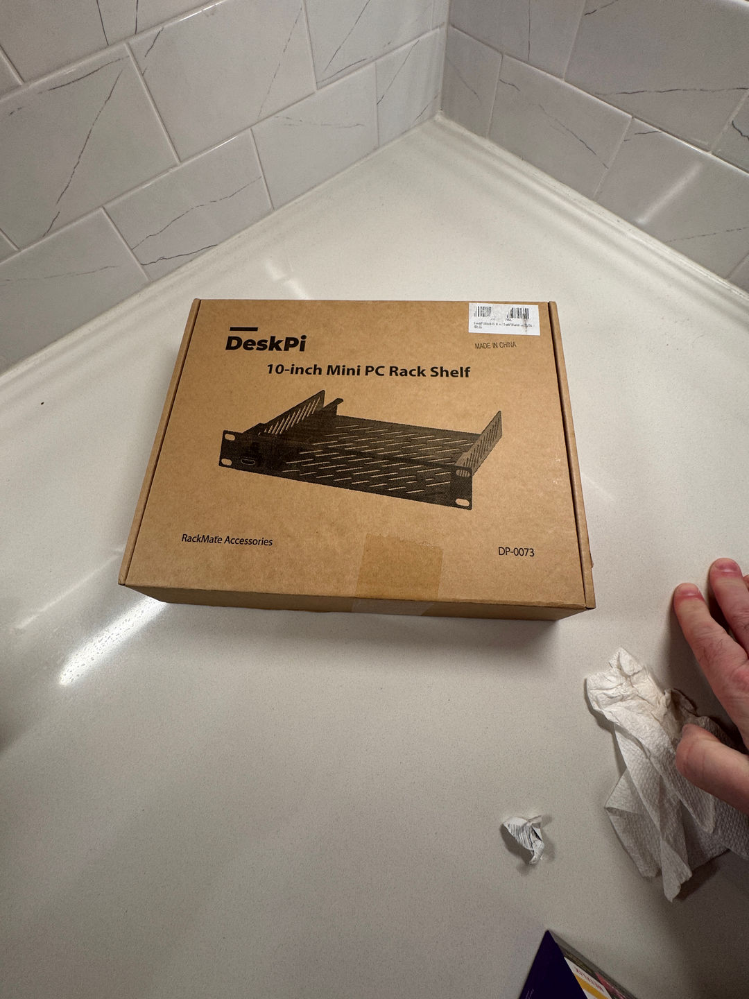 DeskPi 10-inch Mini PC Rack Shelf