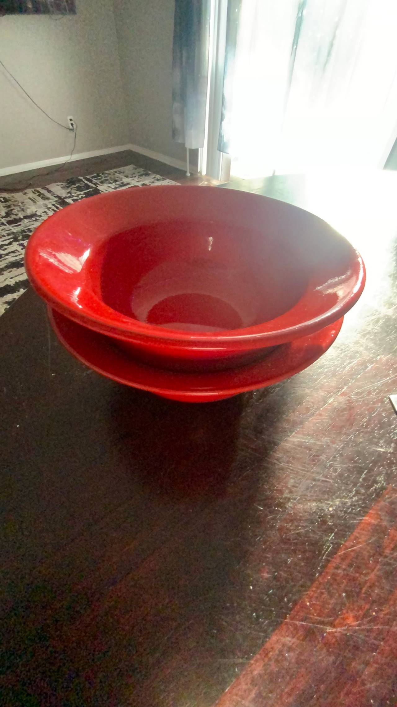 Pier 1 Bowl Red Earthenware from Spain