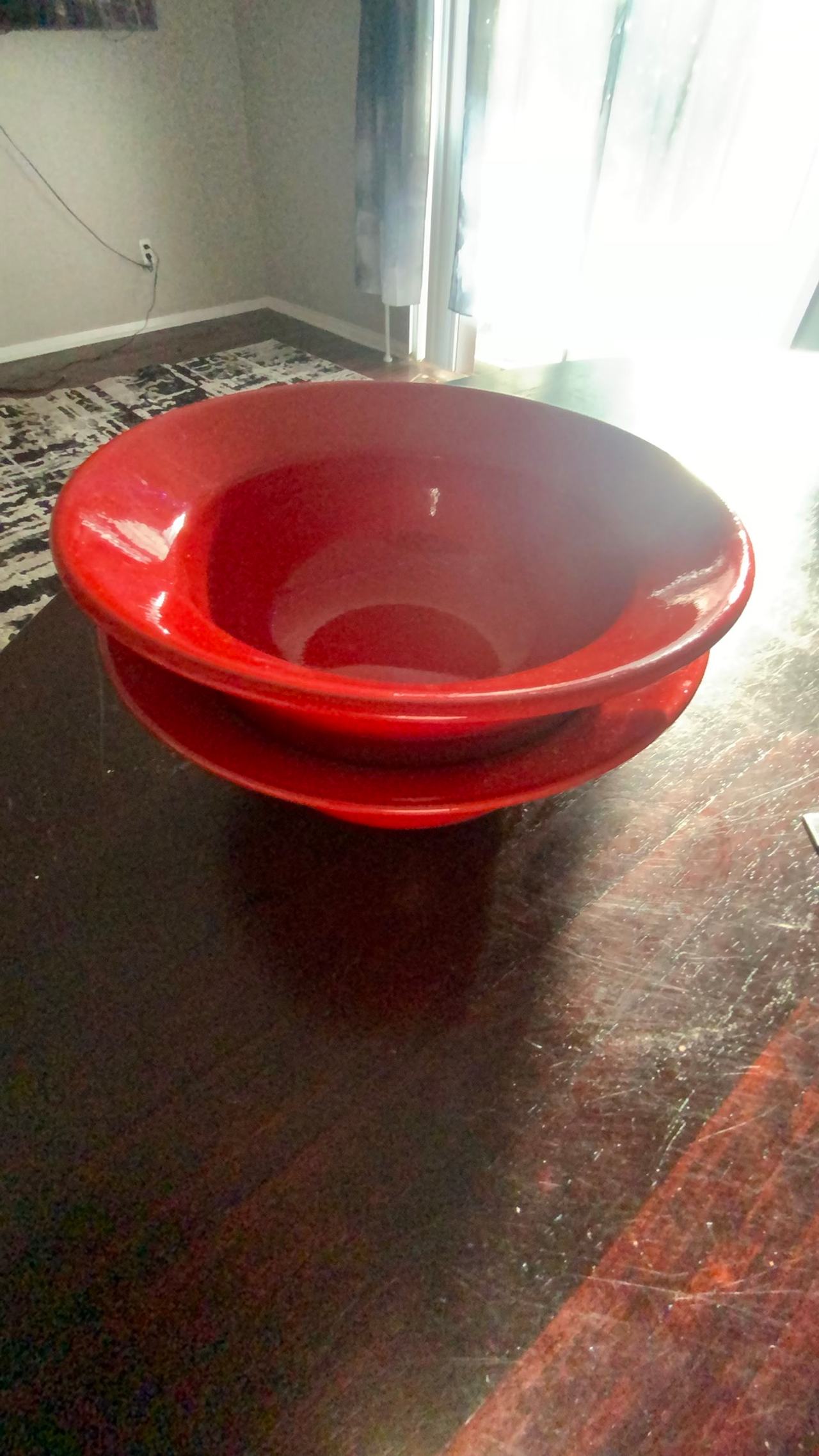Pier 1 Bowl Red Earthenware from Spain