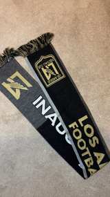 LAFC 2018 Inaugural Season Scarf Black/Gray Used - Image 4