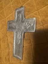 Pewter Wall Hanging Cross - Image 3