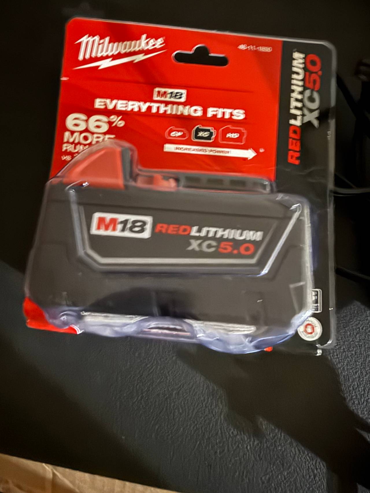 Milwaukee M18 REDLITHIUM XC5.0 Battery and Charger Starter Kit