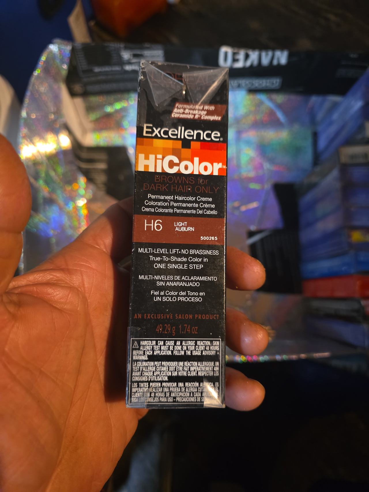 L'Oreal Excellence HiColor Browns for Dark Hair Only H6 Light Auburn