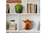Stuffed Animals Highland Cows Cute Stuff Fluffy Cattle Dolls Skeleton Toys - Image 2