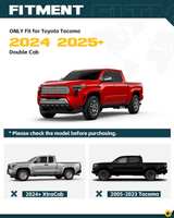 Toyota Tacoma Double Cab Running Boards Side Steps 5” 2024 2025 2026 - Image 4