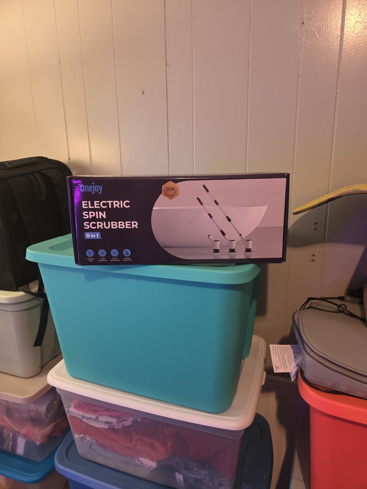 Onejoy Electric Spin Scrubber 8-in-1