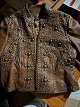 Double D Ranch Studded Leather Jacket - Image 3