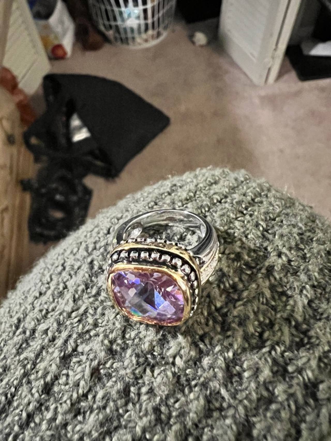 Lagos Amethyst Ring Purple Gemstone
