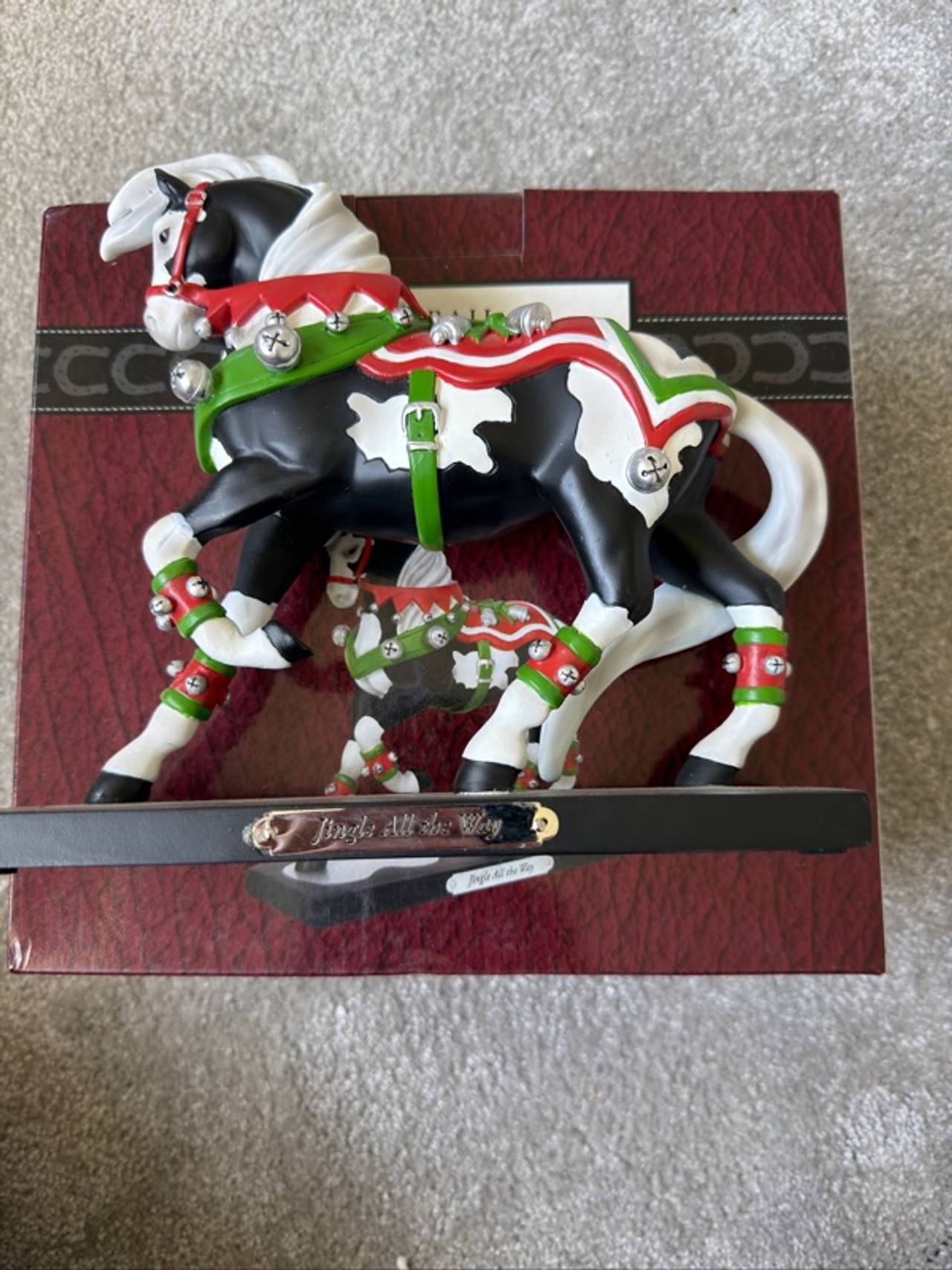Enesco Trail of Painted Ponies Jingle All the Way Ornament