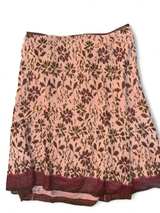 Vintage Style Floral Print Chiffon Skirt - Image 1