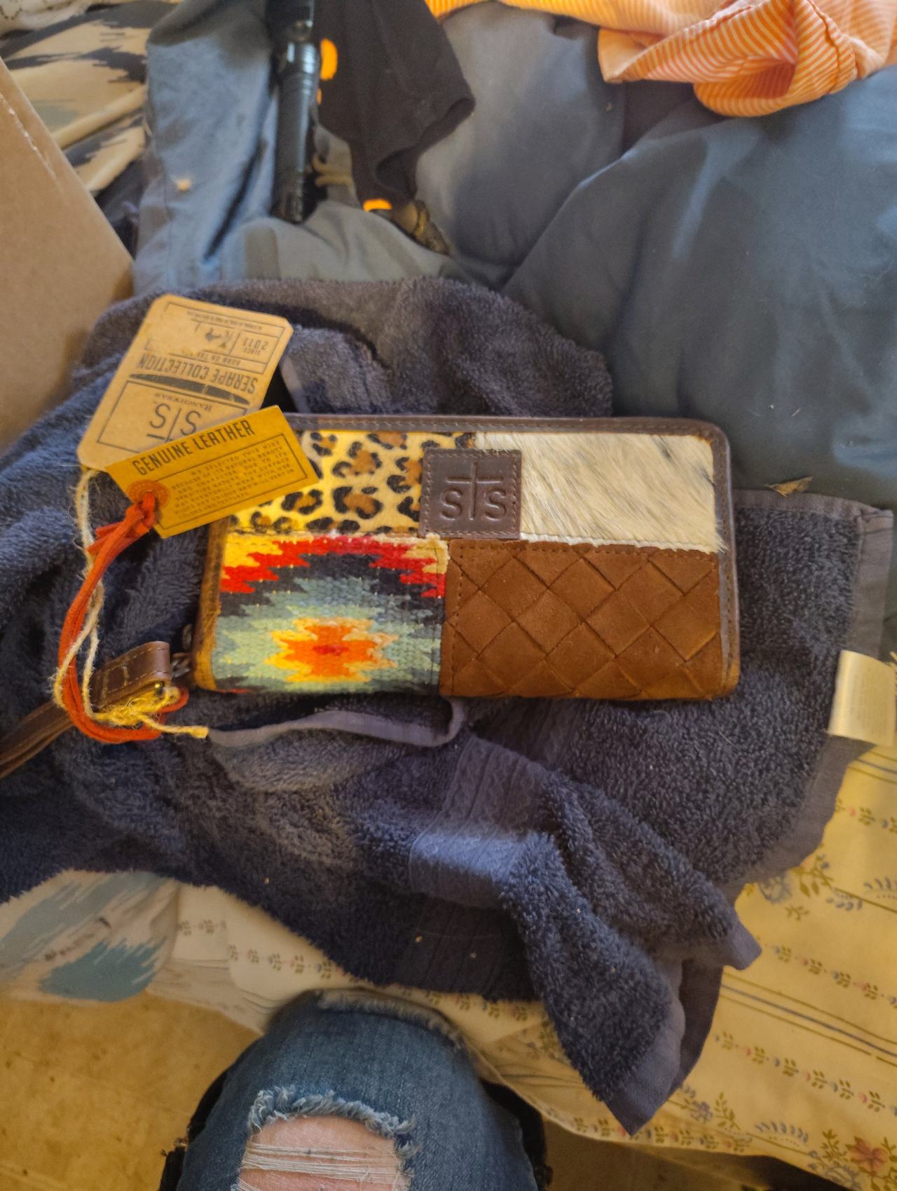 STS Ranchwear Serape Patchwork Wallet