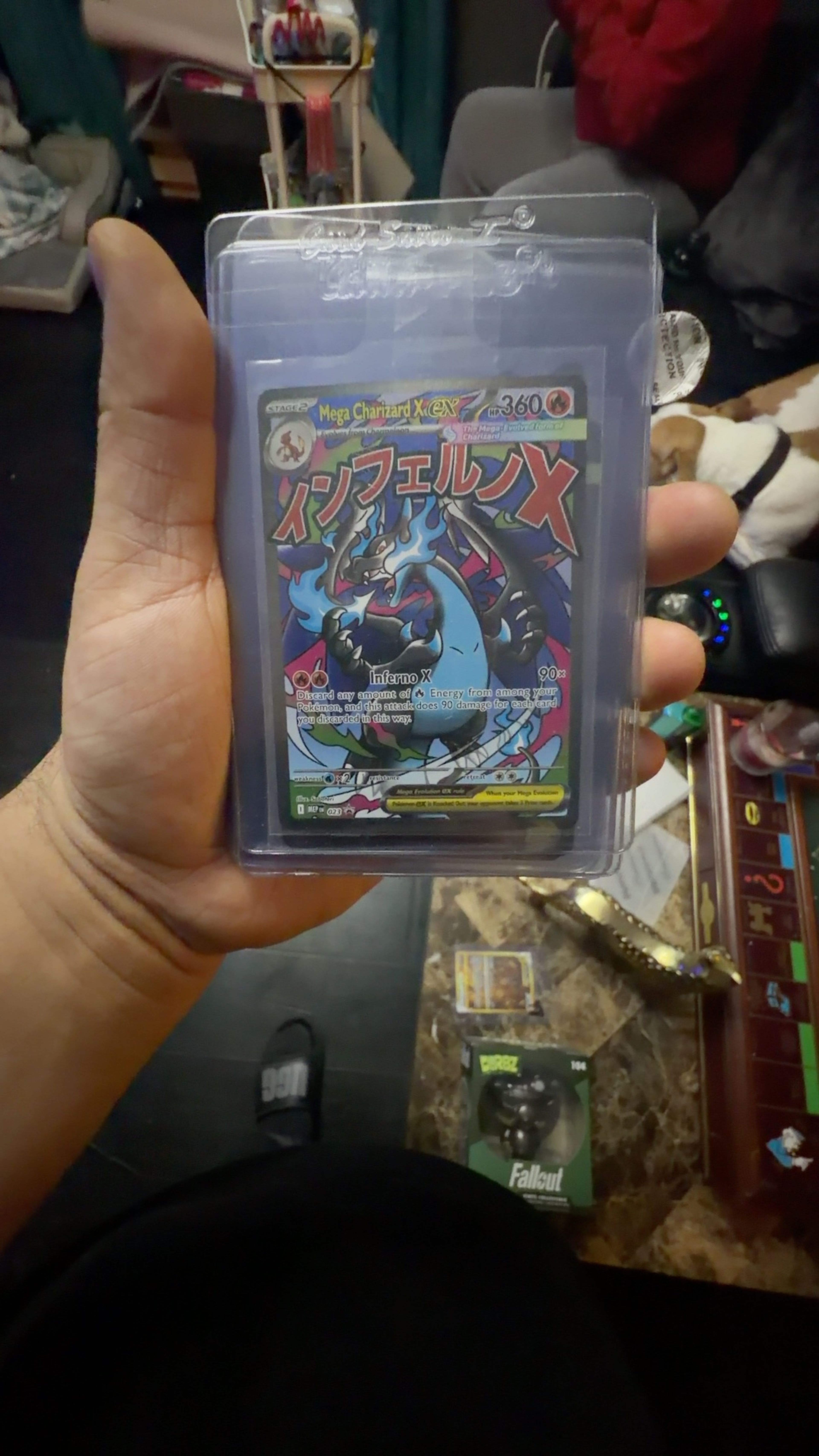 Pokemon Mega Charizard X EX Phantasmal Flames Promo Card