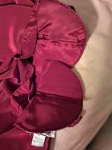 Christie & Jill Burgundy Satin Blouse - Image 1