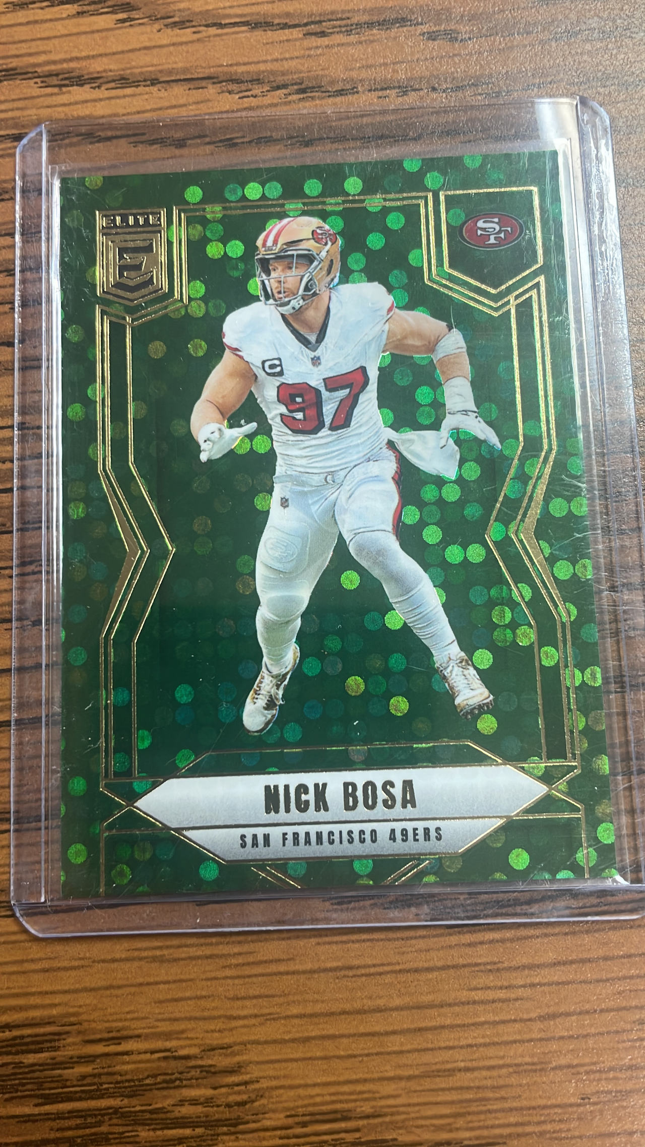 2021 Panini Donruss Elite Football Card - Nick Bosa