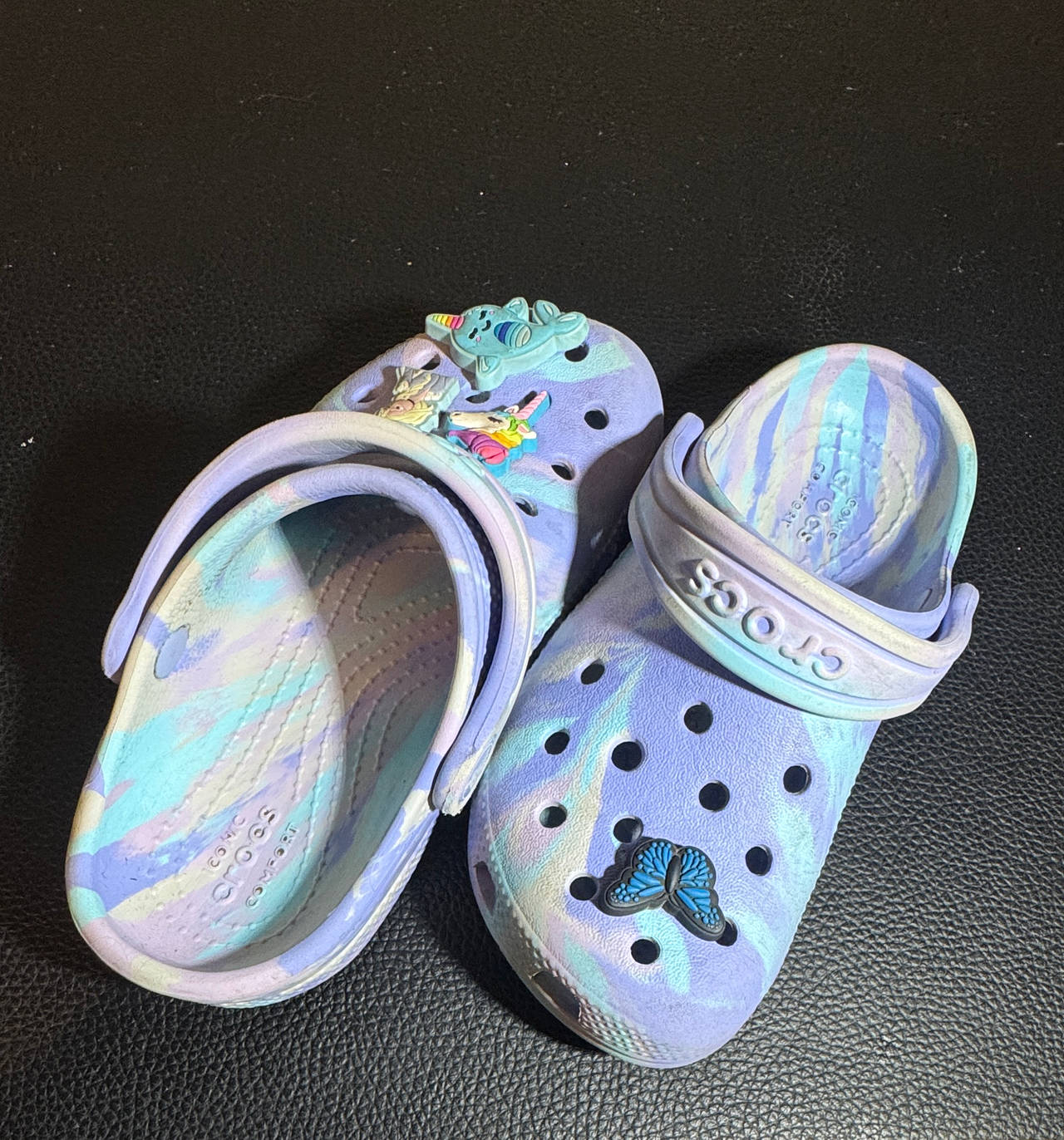 Crocs Kids' Classic Marbled Clog
