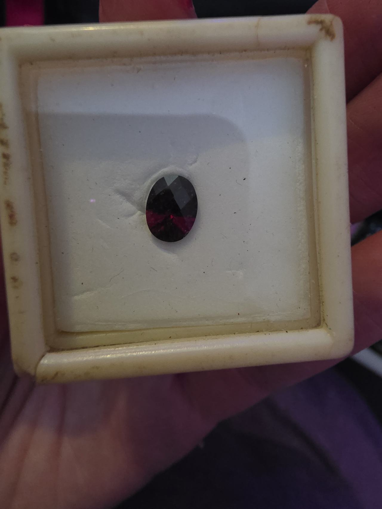 Oval Cut Rhodolite Garnet Loose Gemstone