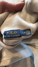 Polo Ralph Lauren Luxury Jersey Shawl-Collar Pullover Sweater: Large - Image 3