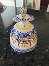 Talavera Spanish Lady Bell Ceramic Figurine - Image 3