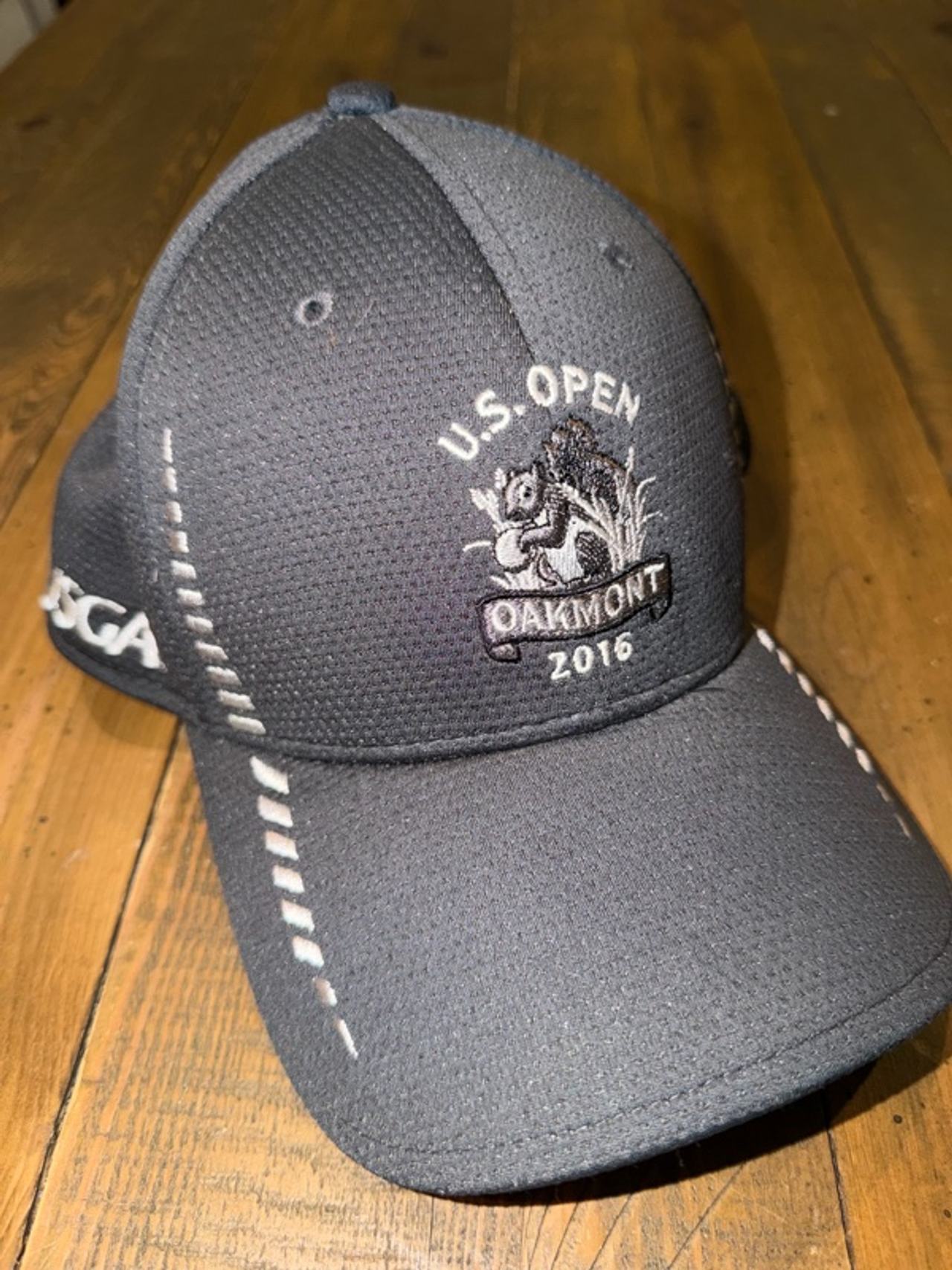 New Era US Open Oakmont 2016 Grey Fitted Hat Medium Large 