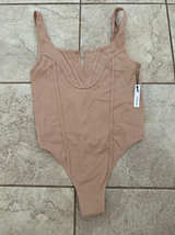 Forever 21 Ribbed Bodysuit in Nude - Image 1