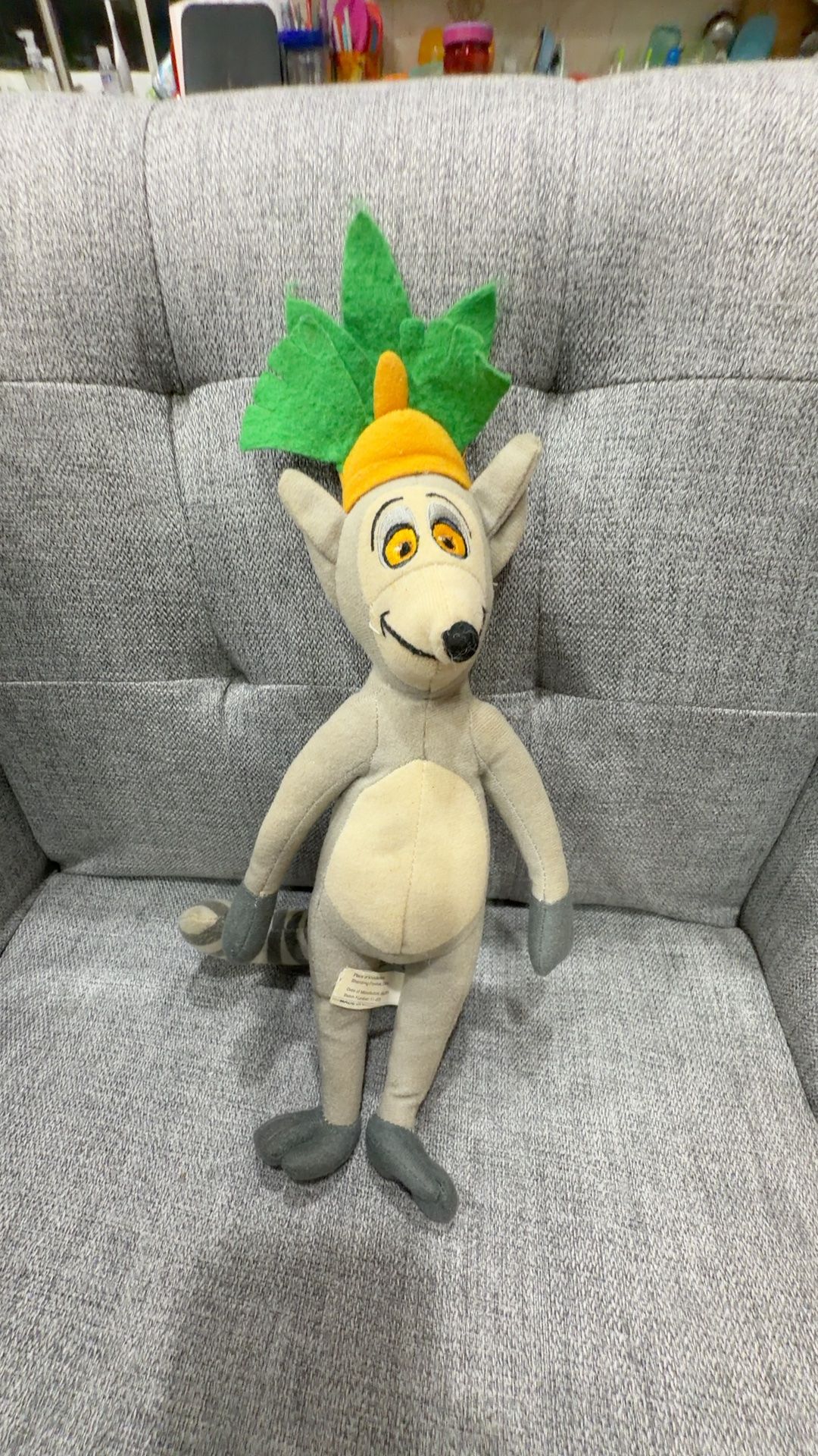 Nickelodeon King Julien Plush Toy 7"