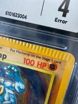 Pokémon Machamp Base Set 1st Edition Holo 8/102 CGC 4 Partial Crimp Error - Image 5