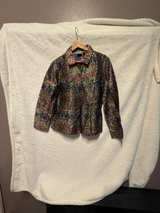 Brocade Button-Up Shirt - Image 1