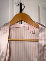 Victoria's Secret Pink Stripe Satin Robe - Image 5