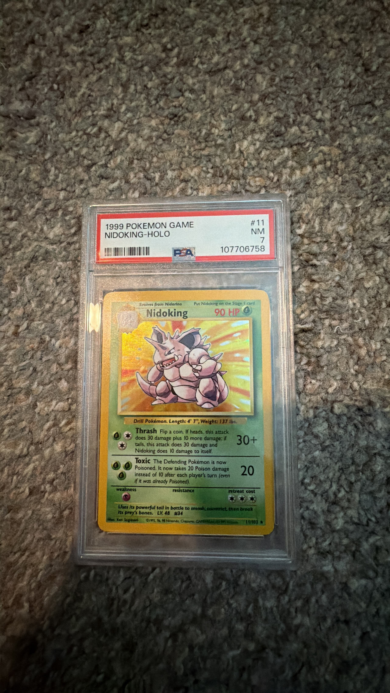 Pokémon Trading Card Game - Nidoking Holo