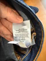 Express Denim Strapless Bustier Top - Image 4