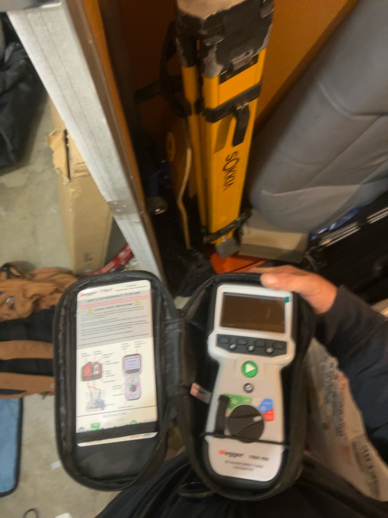 Megger TTRU1-ADV Handheld Transformer Turns Ratiometer