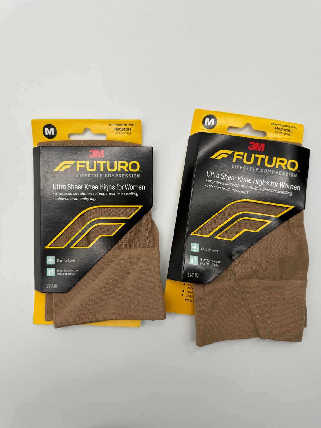 3M Futuro Ultra Sheer Knee Highs for Women Moderate Compression