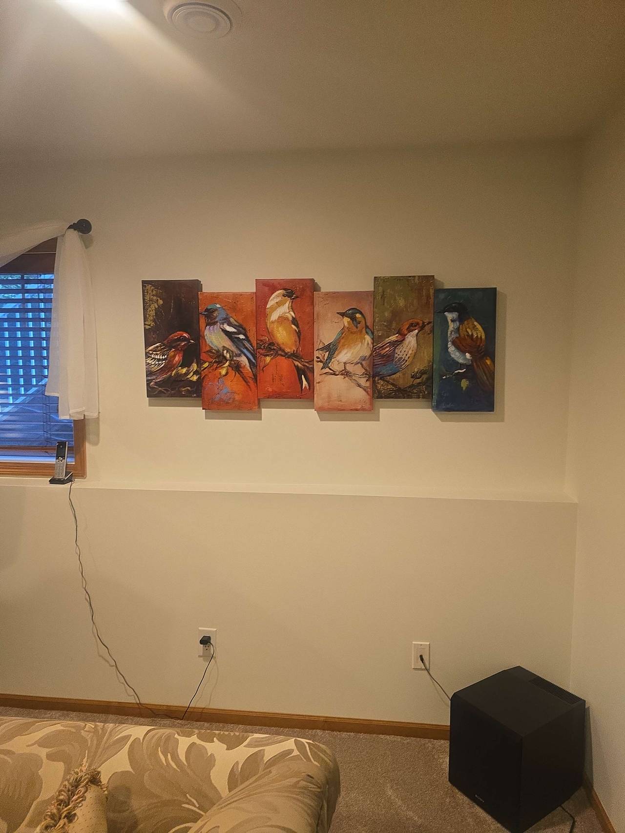 6-Piece Bird Canvas Wall Art Set