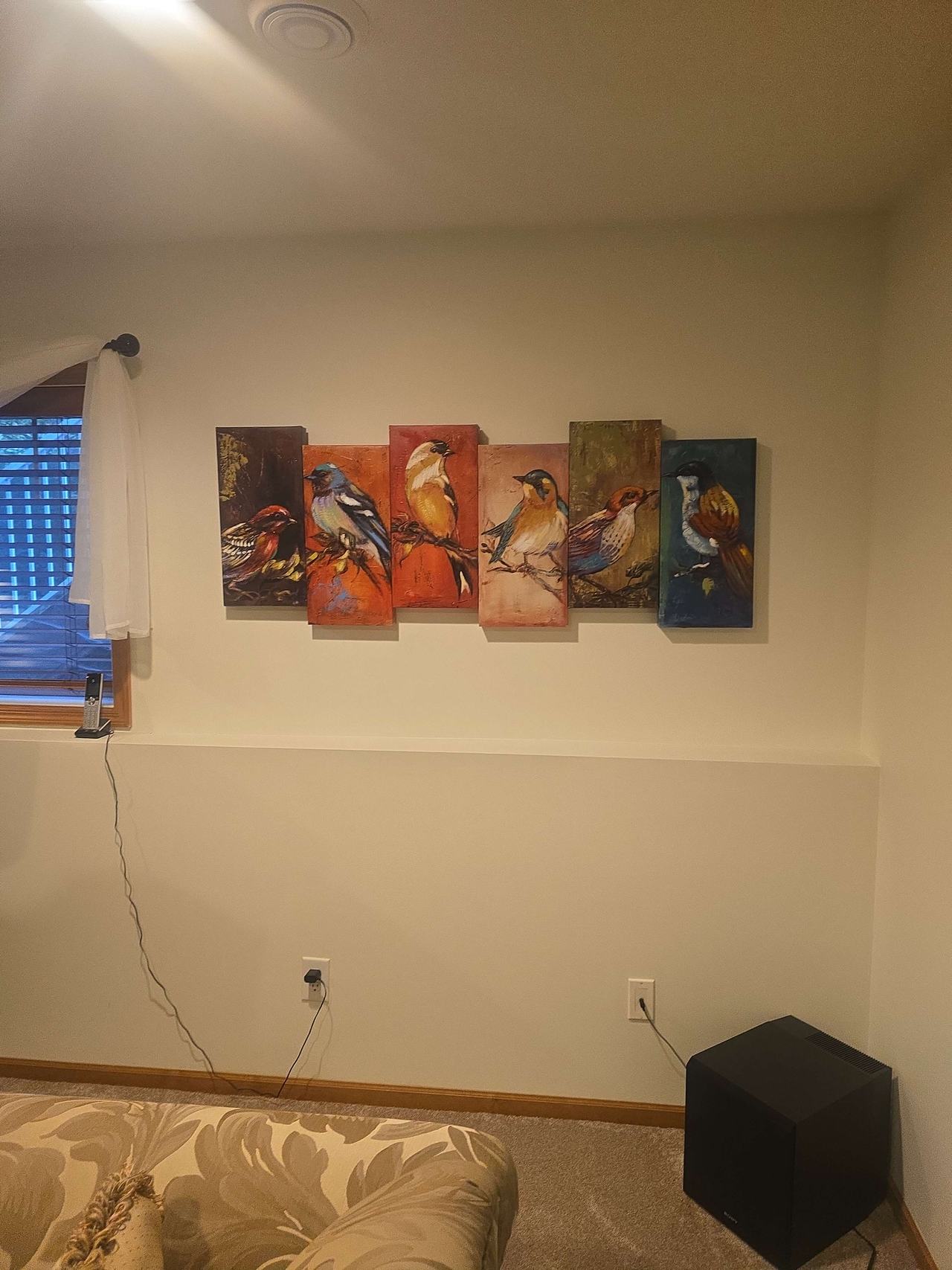 6-Piece Bird Canvas Wall Art Set