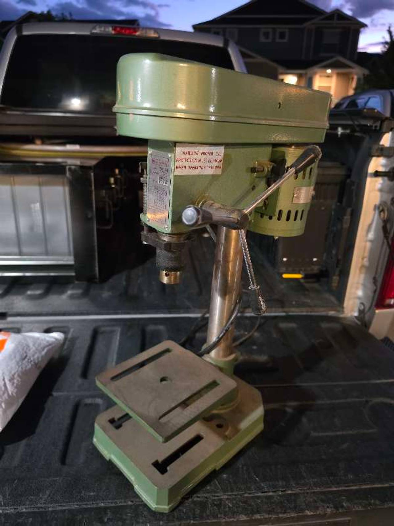Central Machinery 8-Inch Benchtop Drill Press