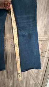 Hot Topic Skull and Cross Flare Jeans Size 11 Goth wide leg - Image 8