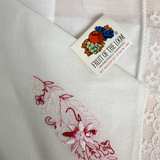 Vintage Fruit of the Loom Ladies Handkerchief Set (2 count), lace + embroidery - Image 3