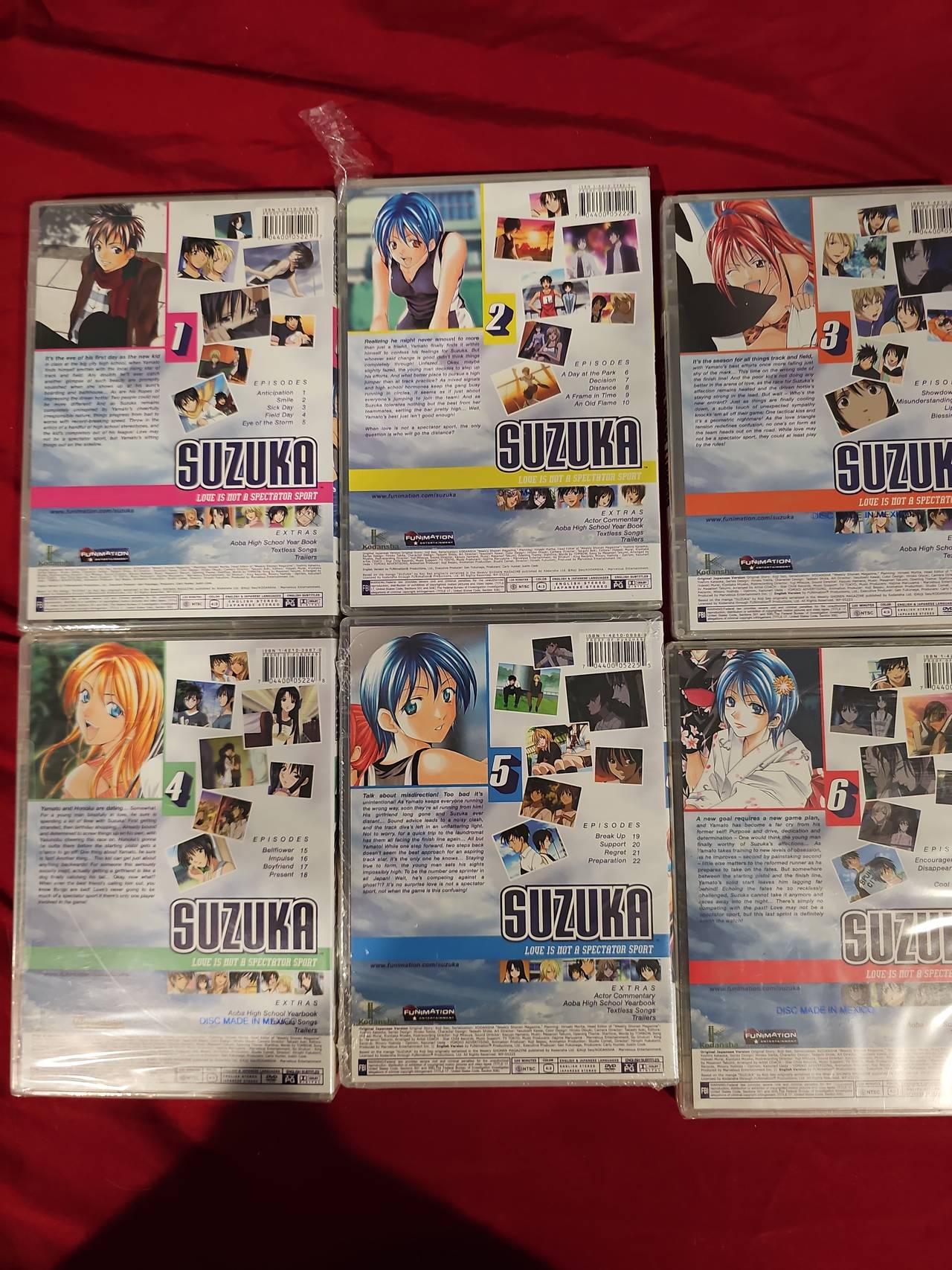 Suzuka DVD Vol 1-6 Set