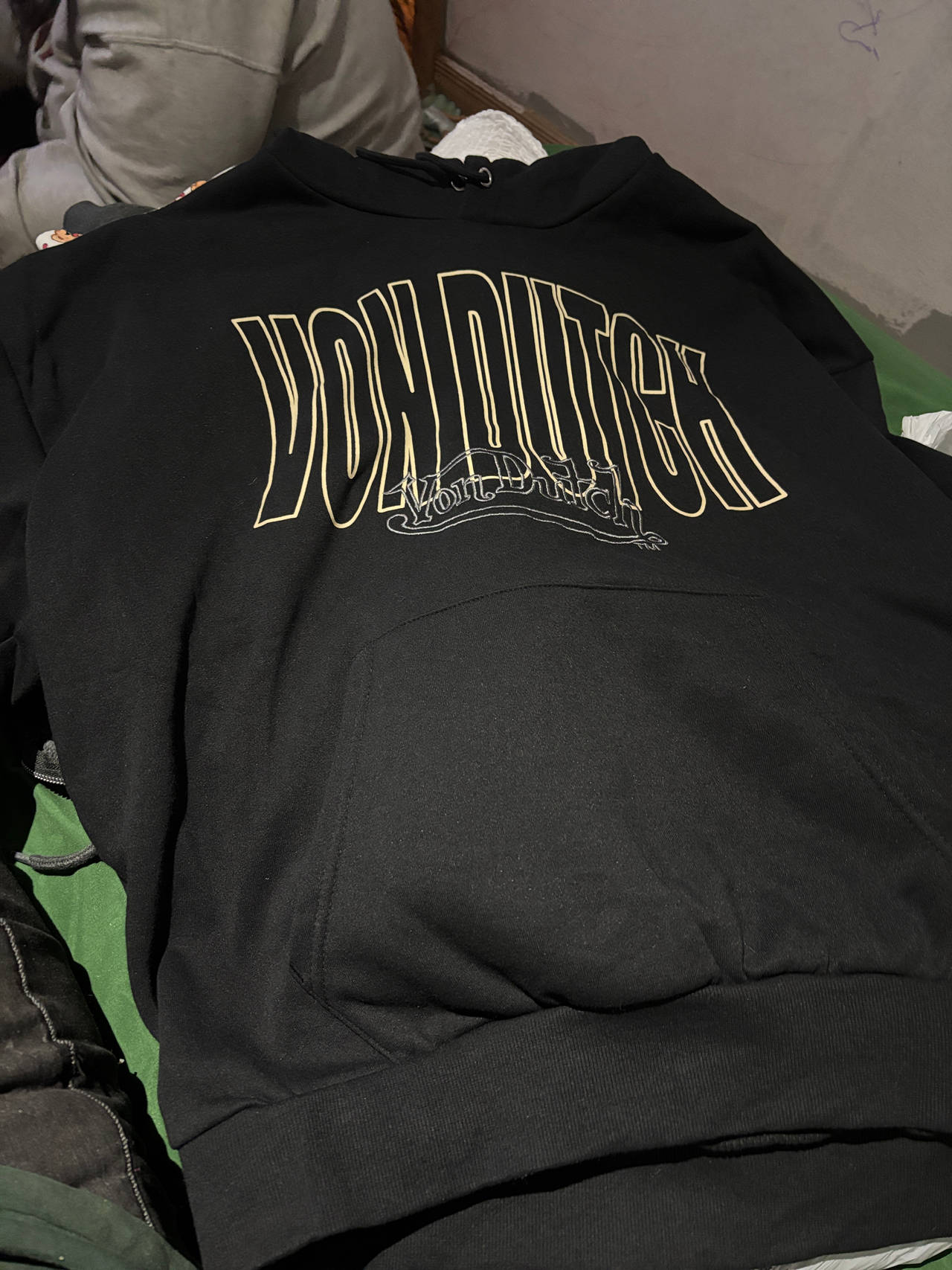 Von Dutch Black Logo Hoodie