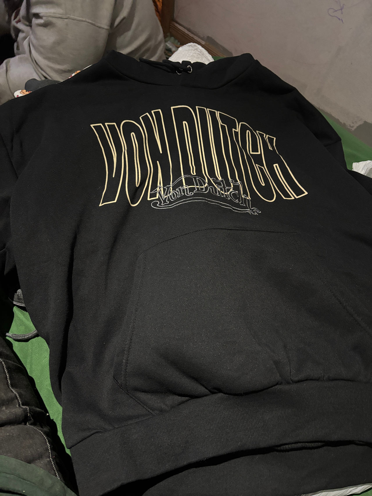 Von Dutch Black Logo Hoodie