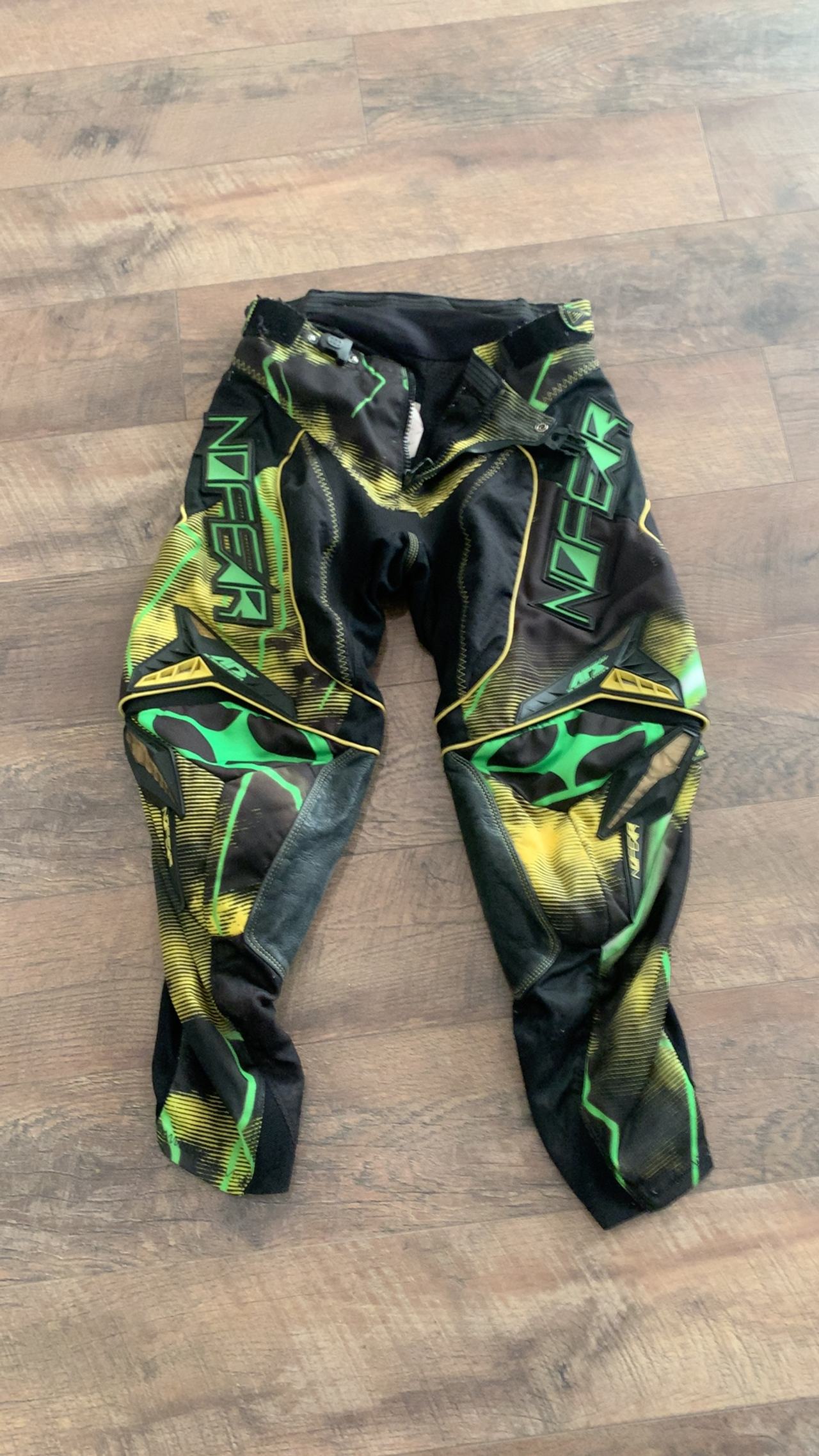 Fly Racing Motocross Pants Green/Black