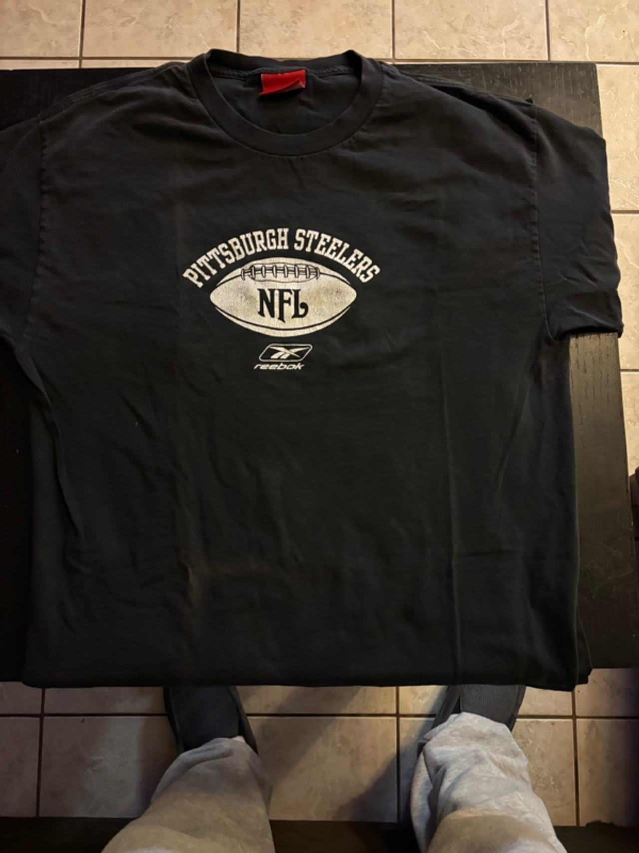 Pittsburgh Steelers Black T-Shirt size medium