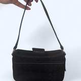 Nine West Monogram Shoulder Bag with Red Lining - Image 2