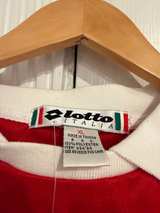 Lotto Italia Vintage Soccer Jersey Red XL - Image 2