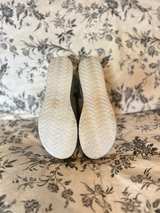 Silver Platform Wedge Sandals - Image 3