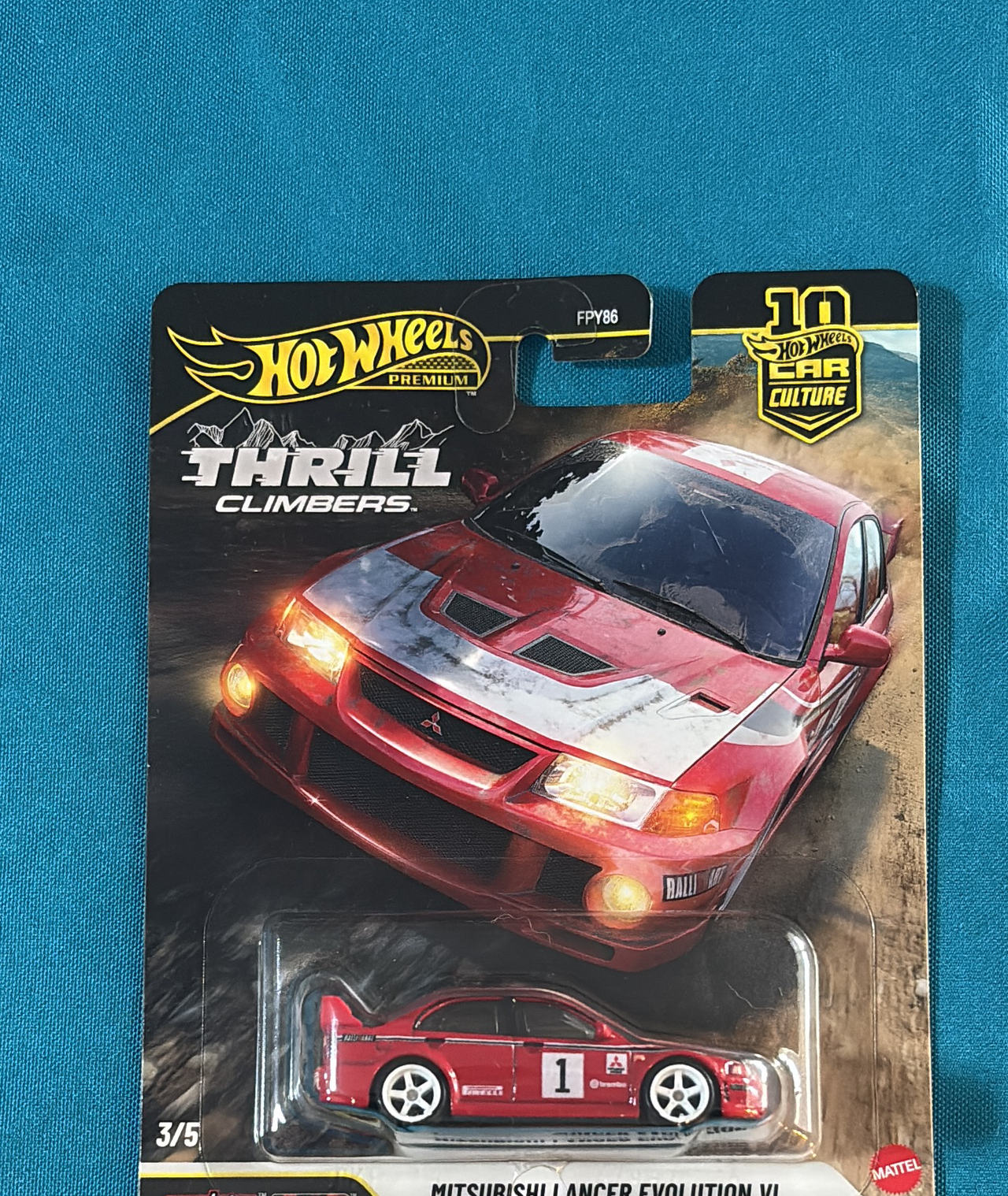 Hot Wheels Premium Car Culture Thrill Climbers Mitsubishi Lancer Evolution VI