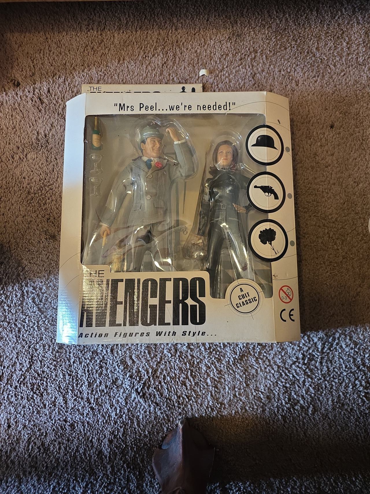 The Avengers John Steed & Emma Peel Action Figure Set