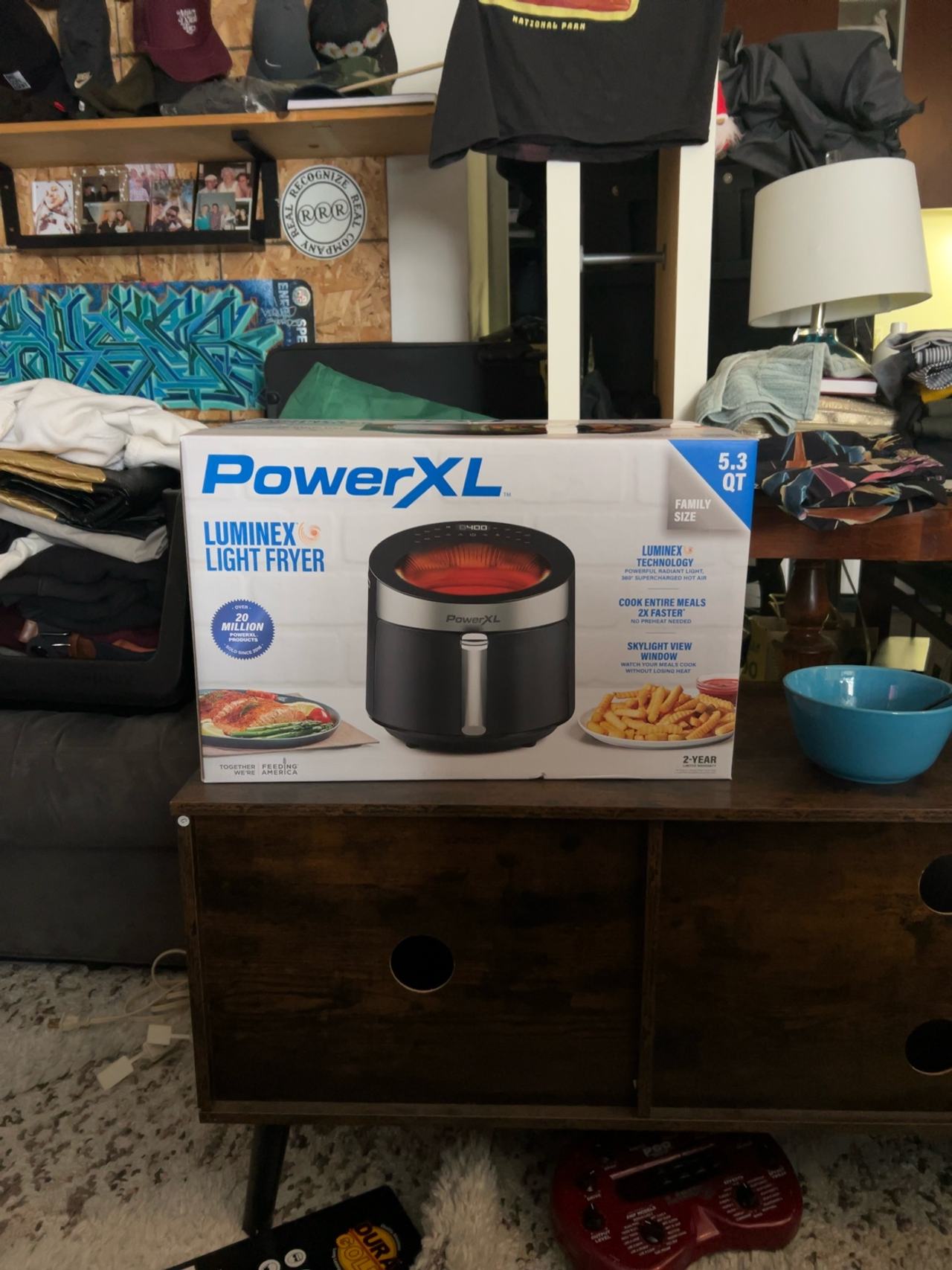 PowerXL Luminex Light Air Fryer 5.3 Qt