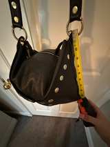 Hammitt VIP Large Black Leather Crossbody Bag - Image 2