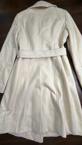 Guess Women's Double Breasted Belted Wool Blend Coat Small - Image 4